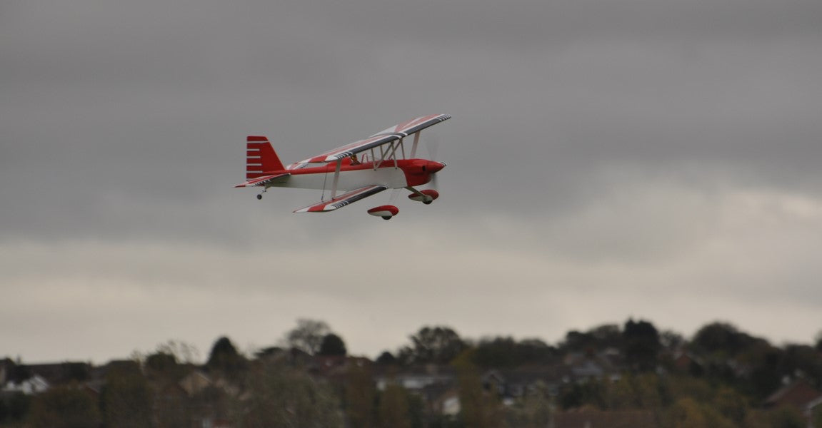 Max Thrust Pro-Built Balsa Double Trouble Red (1-MT-BALSA-D/T-R)