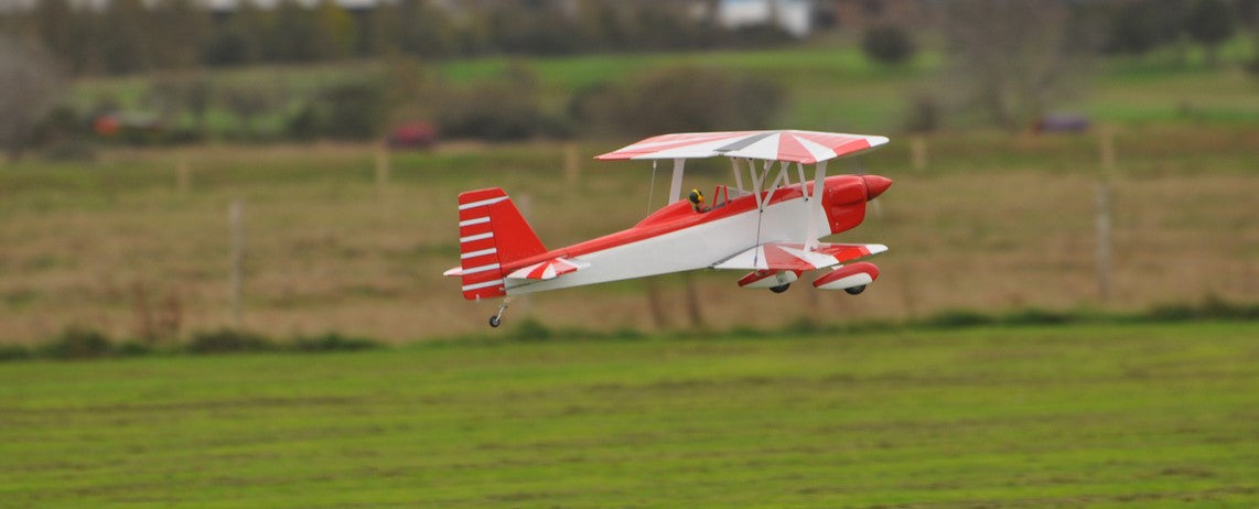 Max Thrust Pro-Built Balsa Double Trouble Red (1-MT-BALSA-D/T-R)