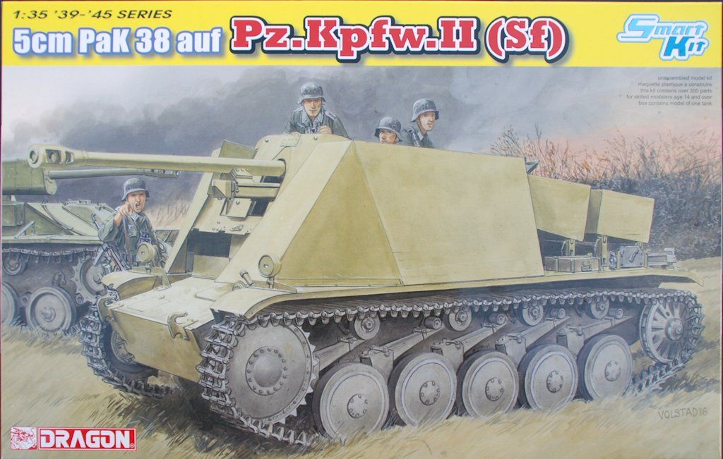 Dragon 1/35 5cm PaK 38 auf Pz.Kpfw.II 6721-01