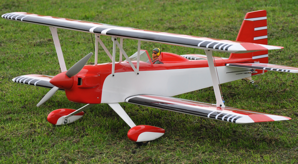 Max Thrust Pro-Built Balsa Double Trouble Red (1-MT-BALSA-D/T-R)