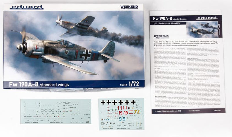 Eduard 1/72 Focke-Wulf Fw-190A-8 Weekend Edition 7463