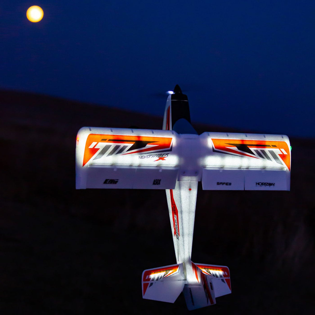 E-Flite Night Timber X 1.2m BNF Basic with AS3X & SAFE Select