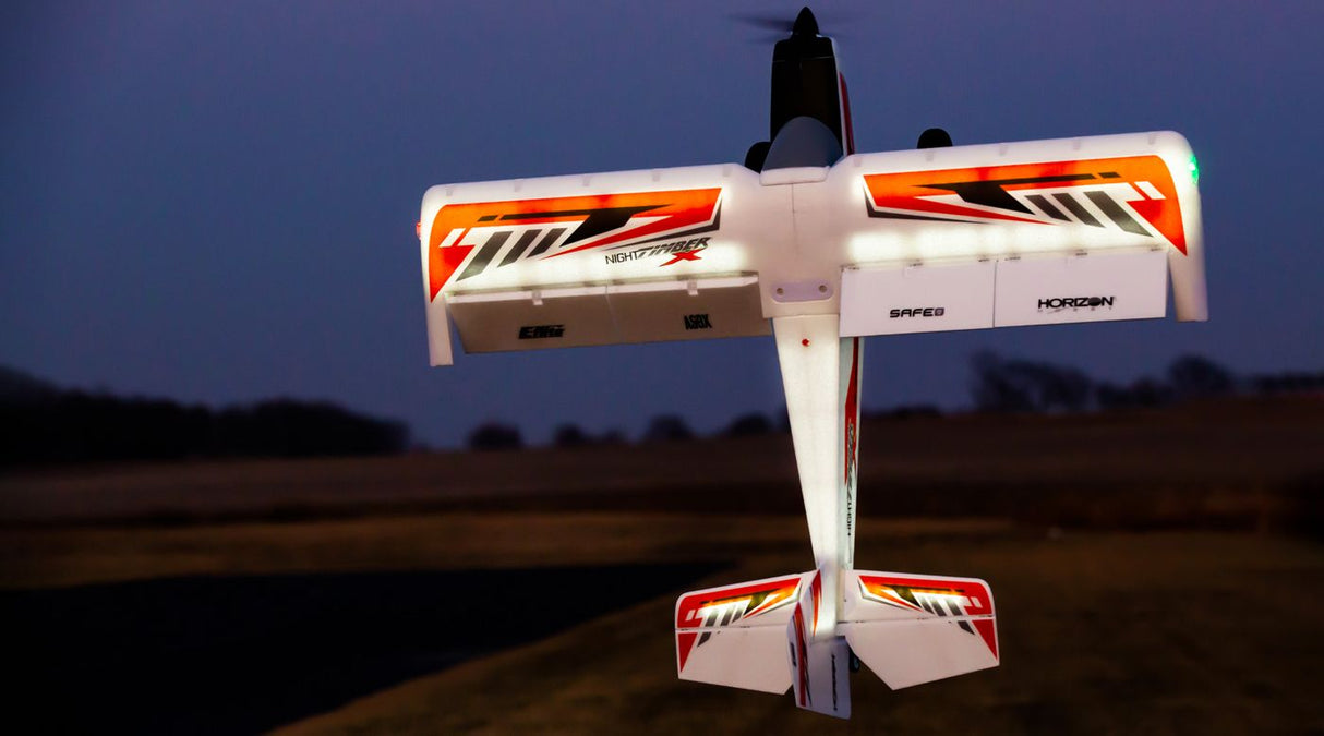 E-Flite Night Timber X 1.2m BNF Basic with AS3X & SAFE Select