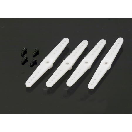 E-flite S75 Servo 3D Servo Arm Set with Screws EFLRS754 (Box 6)