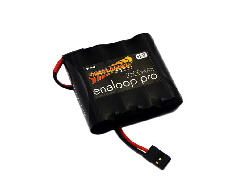 Eneloop Pro 2500mAh AA 4.8v Flat Receiver Battery Pack