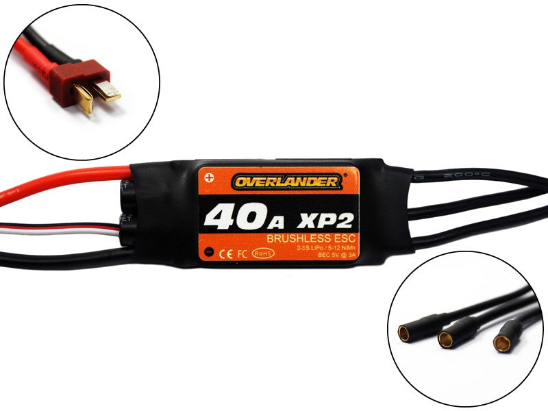 Overlander XP2 40A Brushless ESC - RTF - SKU 2723