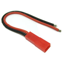 FEMALE JST CONNECTOR WITH 10CM 20AWG SILICONE WIRE