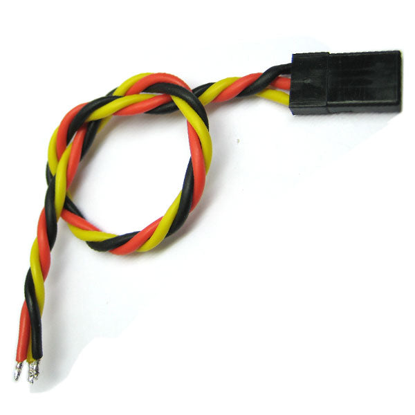 15CM 22AWG JR TWISTED SERVO WIRE