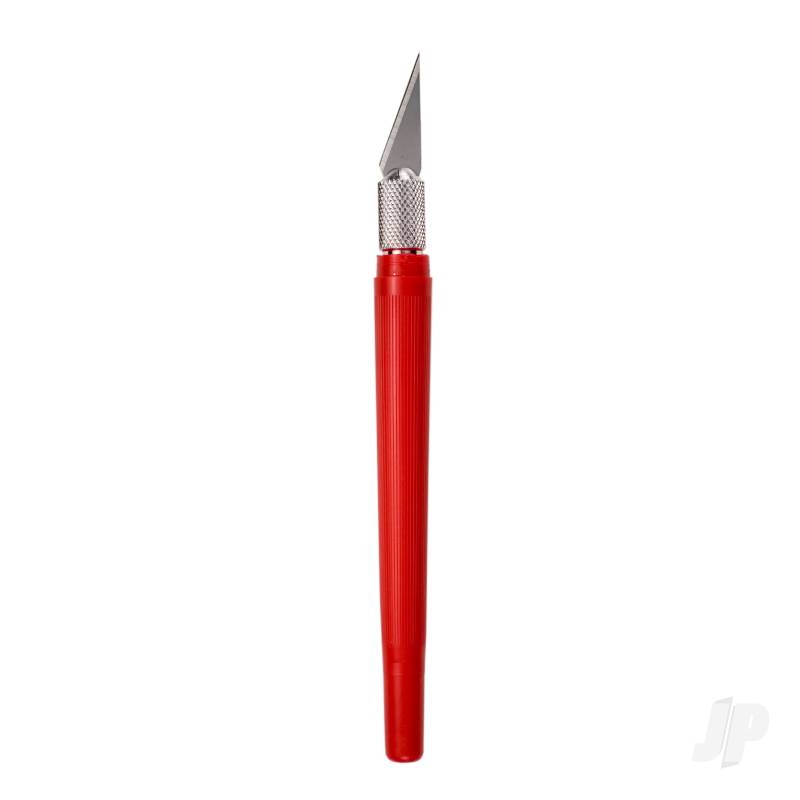 K40 Pocket Clip-on Knife with Twist-off Cap Red (Carded)