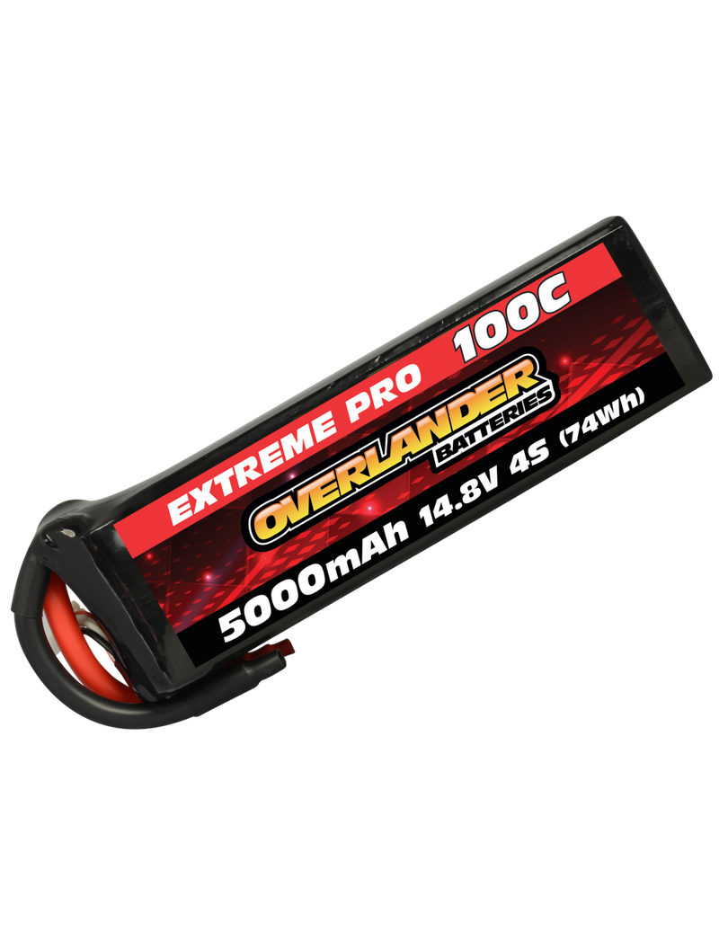 5000mAh 14.8V 4S 100C Extreme Pro LiPo Battery