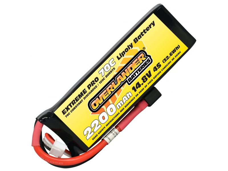 Lipo Battery 2200mAh 4S 14.8v 60C EXTREME PRO- SKU 1865
