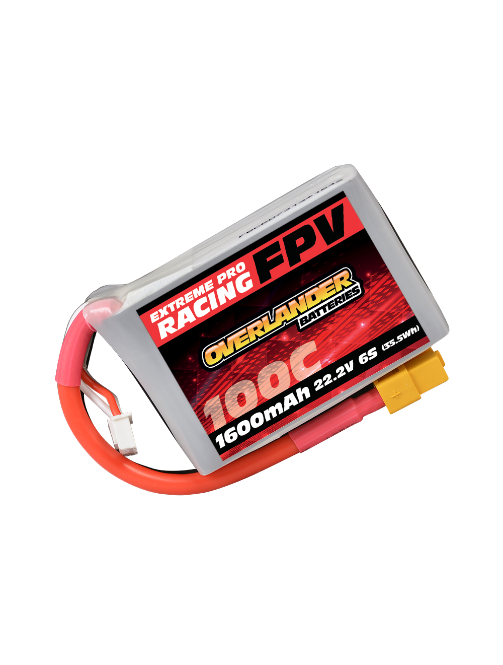 1600mAh 6S 22.2V 100C LiPo Battery