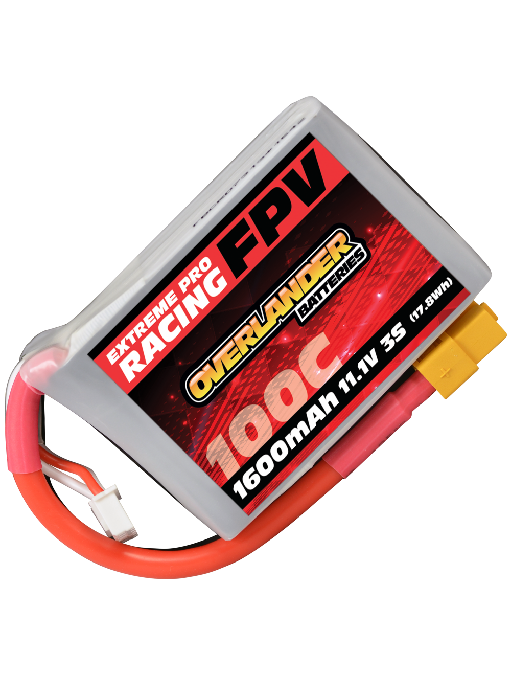 1600mAh 11.1V 3S 100C FPV LiPo Battery