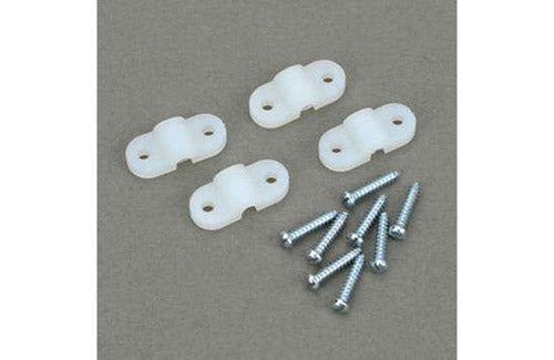 Dubro 1/8 Inch (3mm) Nylon Landing Gear Straps (4 Pack)