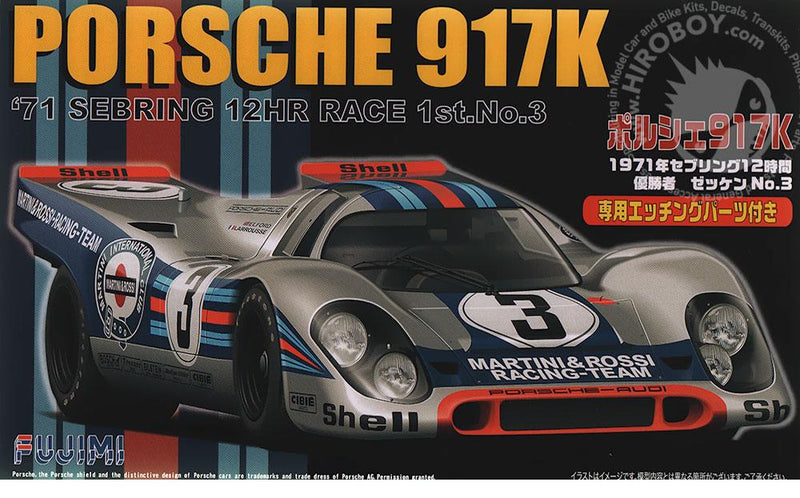 Fujimi 1/24 PORSCHE 917K 1971 SEBRING 12 HOUR RACE WINNER 123882