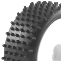 FASTRAX 1/10TH MOUNTED BUGGY TYRES LP STUB FRONT