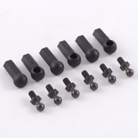 BALL CUPS BLACK W/BALL STUDS