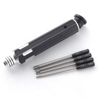 Fastrax INTERCHANGABLE HEX DRIVER SET 1.5mm/2.0mm/2.5mm/3.0mm