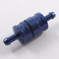 BLUE ALUMNIUM FUEL FILTER