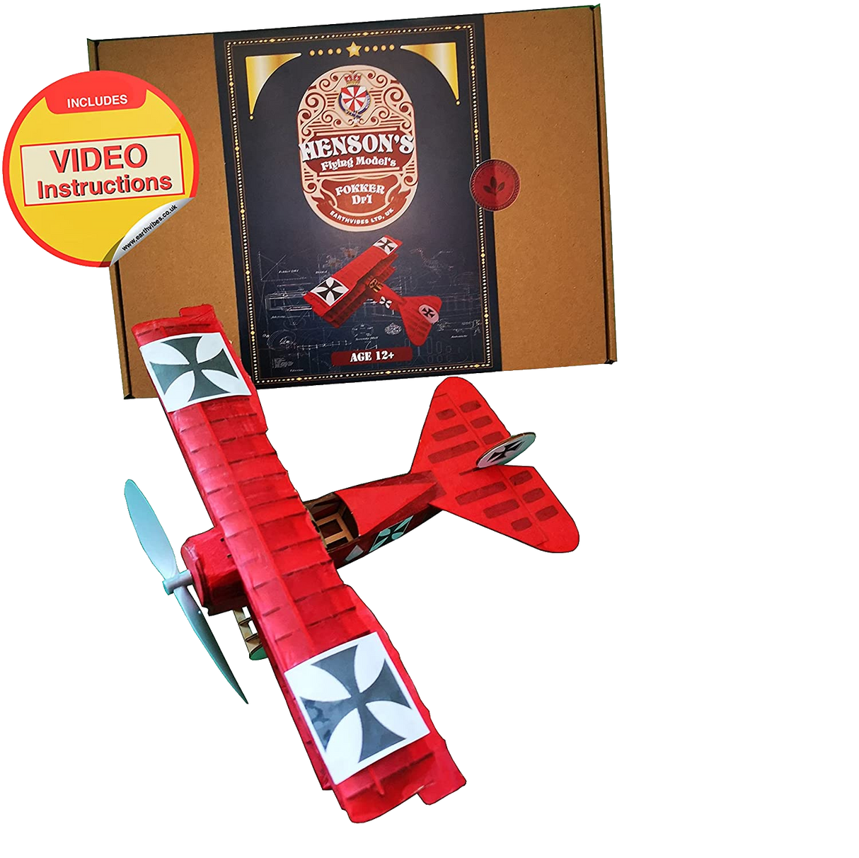 Hensons Fokker Dr1 Laser Cut Display Kit
