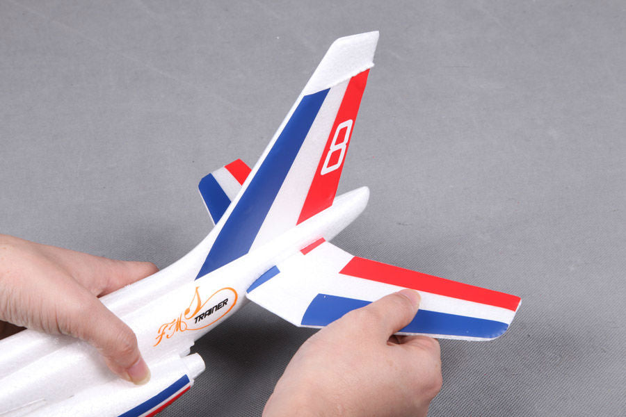 FMS 600MM FREE FLIGHT ALPHA GLIDER KIT (BLUE AND RED)