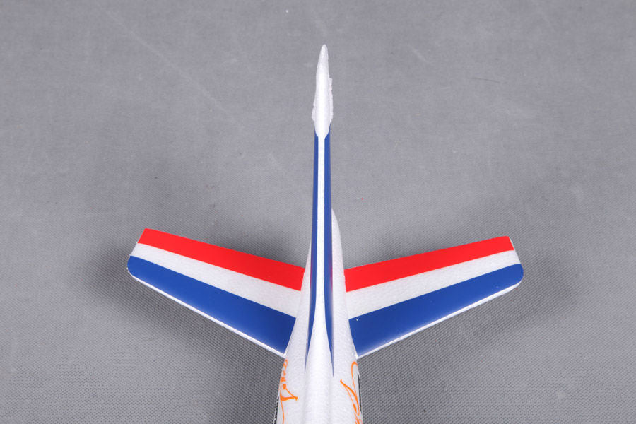 FMS 600MM FREE FLIGHT ALPHA GLIDER KIT (BLUE AND RED)