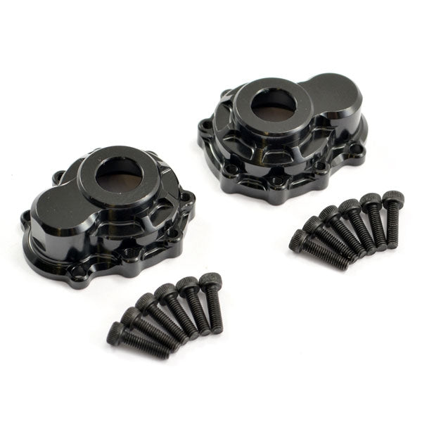 FASTRAX TRX-4 ALUMINIUM PORTALDRIVE HOUSING OUTER F/R (2)
