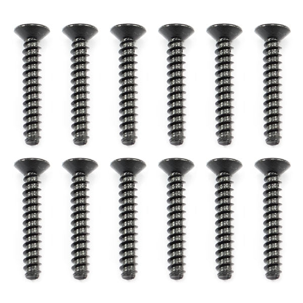 FTX FUTURA HEX COUNTERSUNK SEL F TAPPING SCREWS 4X25MM (12)