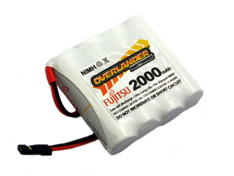 Fujitsu Rechargeable 2000mAh AA 4.8v RX Flat - SKU 2924