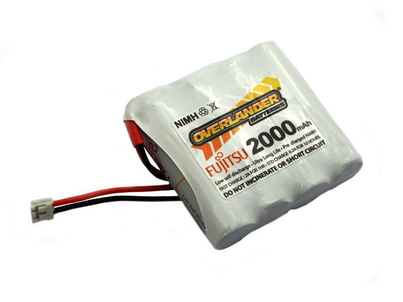 FujitsuRechargeable 2000mAh AA 4.8v SpektrumRX-SKU 2954