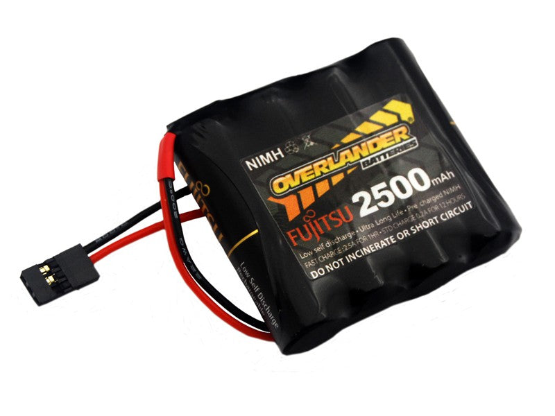 FujitsuBlack Rechargeable 2500mAh AA 4.8v Flat-SKU 2946