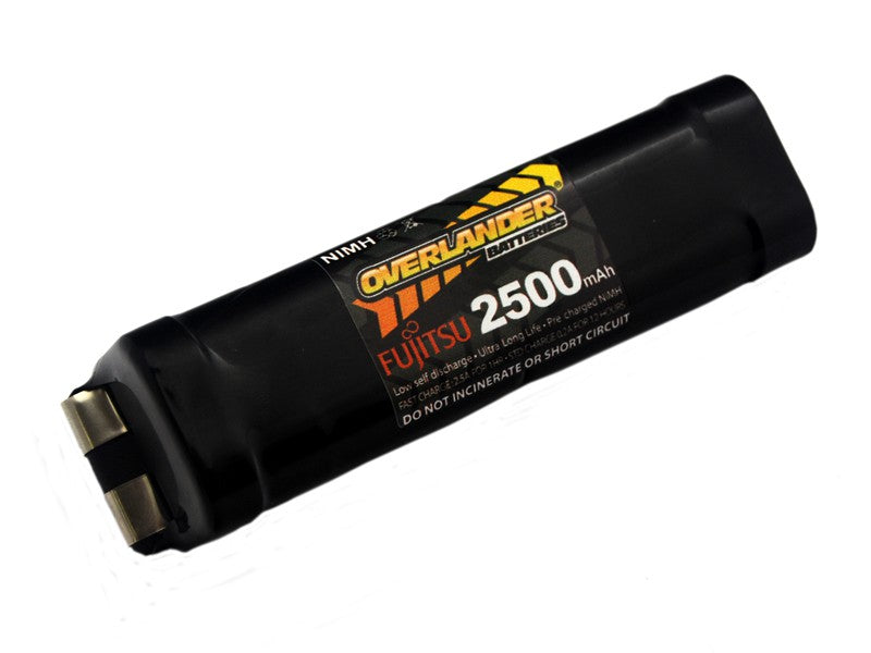 FujitsuBlackRechargeable2500mAh AA 9.6vPushFit-SKU 2953