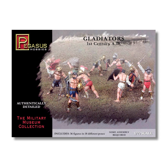 Plastic Kit Pegasus Hobbies 1:72 Gladiators (1st century)