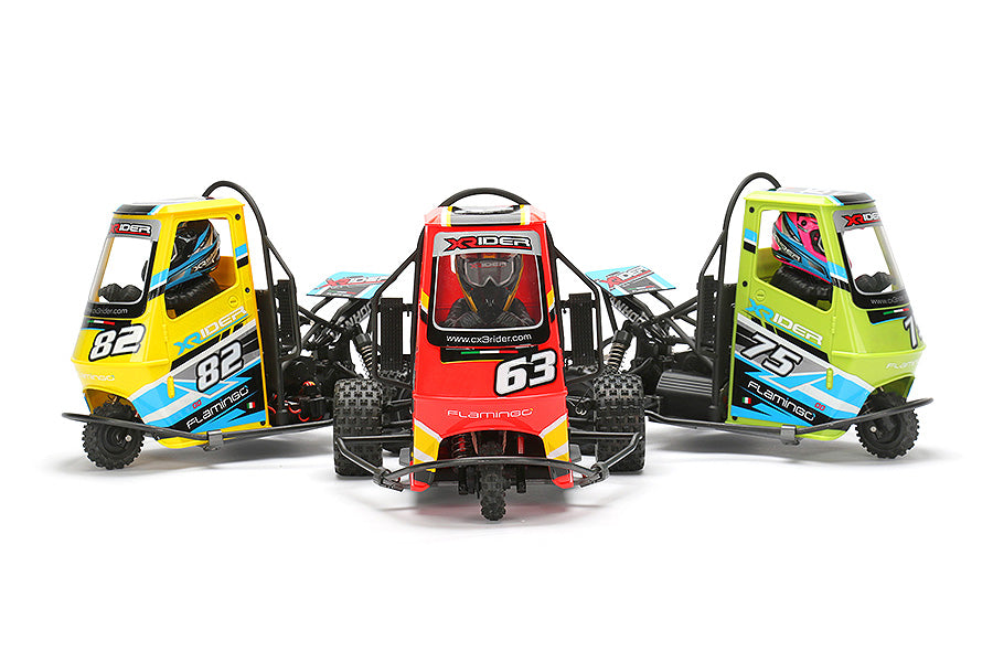 X-RIDER FLAMINGO 1/8 RC TRICYCLE RTR - Black/YELLOW
