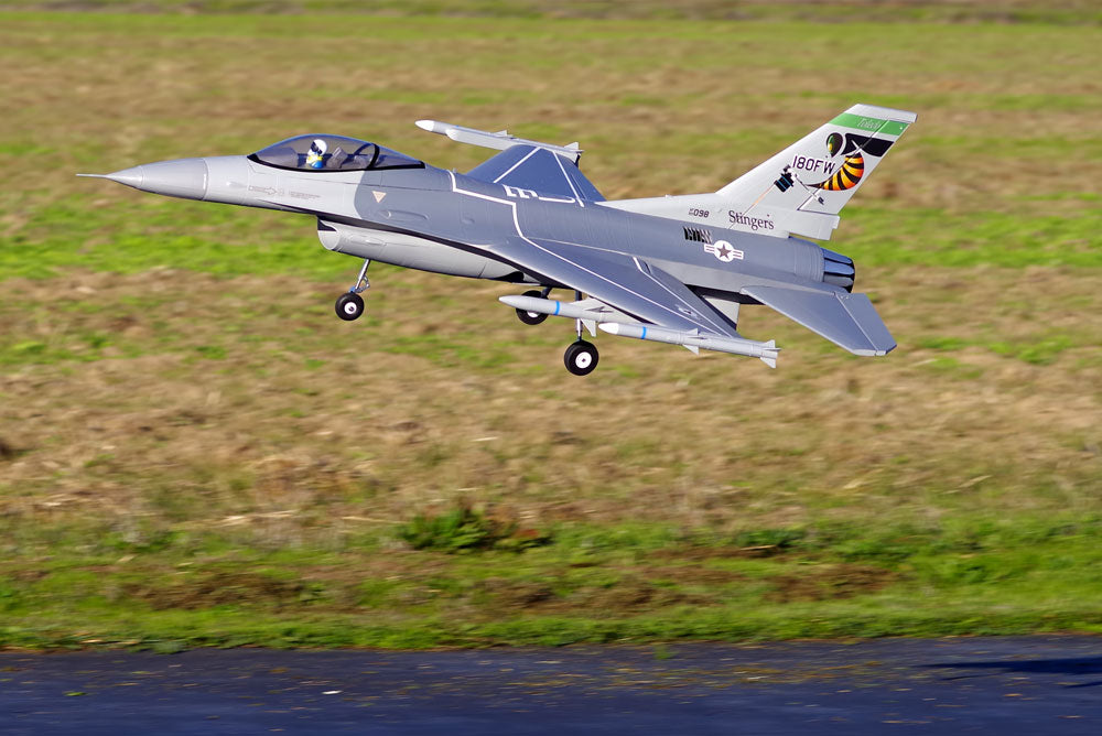 FMS F16 875MM JET FIGHTER 70MM EDF ARTF GREY Without  TX/RX/BATT