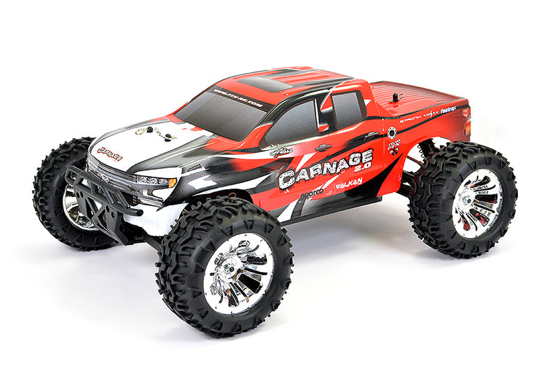 FTX CARNAGE 2.0 1/10 BRUSHED TRUCK 4WD Ready to Run - RED
