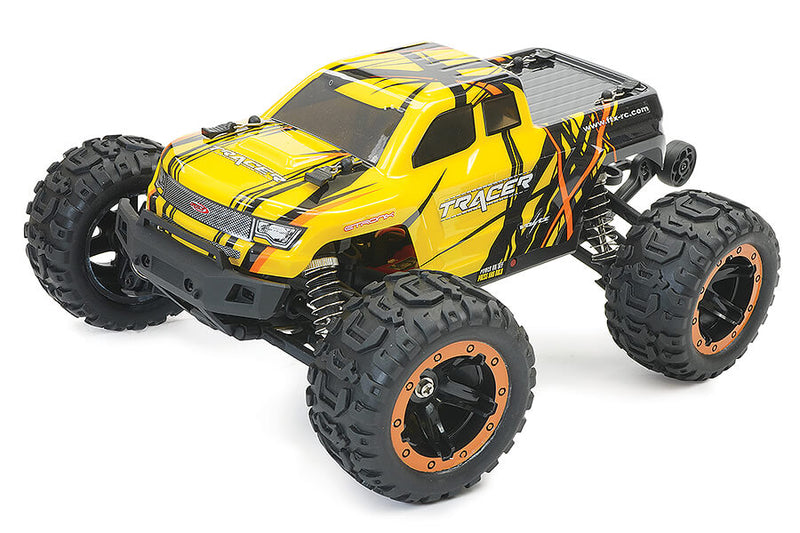 FTX TRACER 1/16 4WD BRUSHLESS MONSTER TRUCK RTR - YELLOW