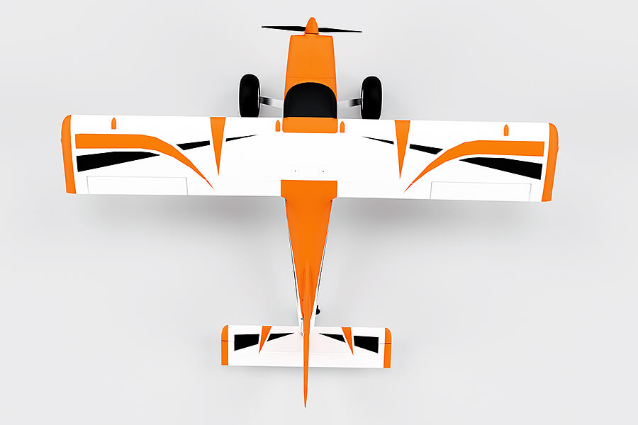 XFLY GLASTAR V2 BUSH/TRAINER (Orange) 1233MM WINGSPAN with out TX/RX/BATT/CHARGER