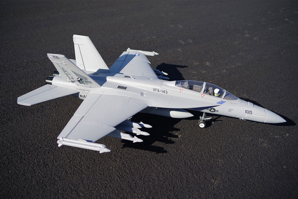 FMS 875mm F/A-18F Hornet 70mm EDF ARTF Grey W/O TX/RX/BATT