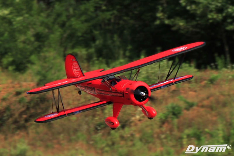 Dynam Waco Red 1220mm Wingspan - PNP