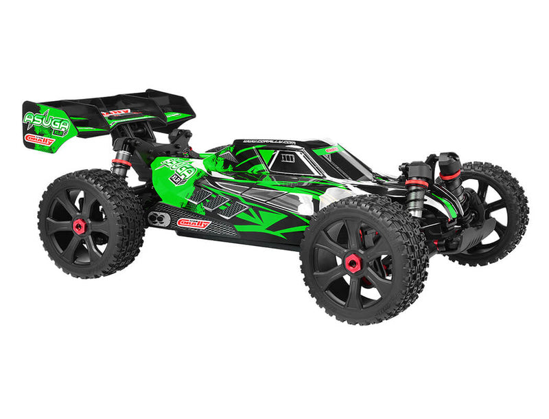 CORALLY ASUGA XLR 6S ROLLER BUGGY CHASSIS - GREEN (Rolling Chassis Only)