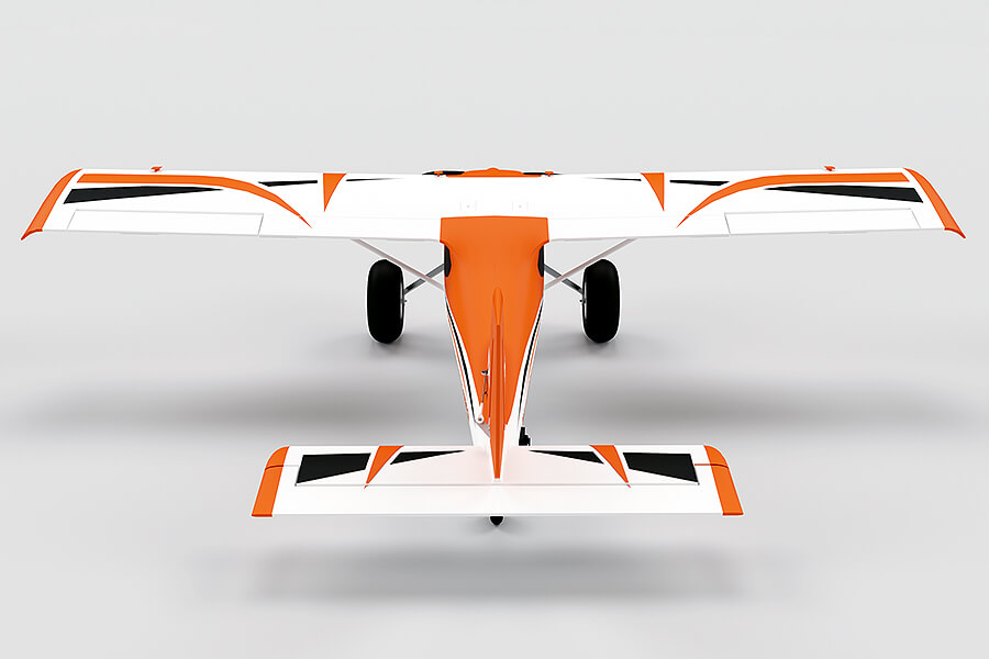 XFLY GLASTAR V2 BUSH/TRAINER (Orange) 1233MM WINGSPAN with out TX/RX/BATT/CHARGER