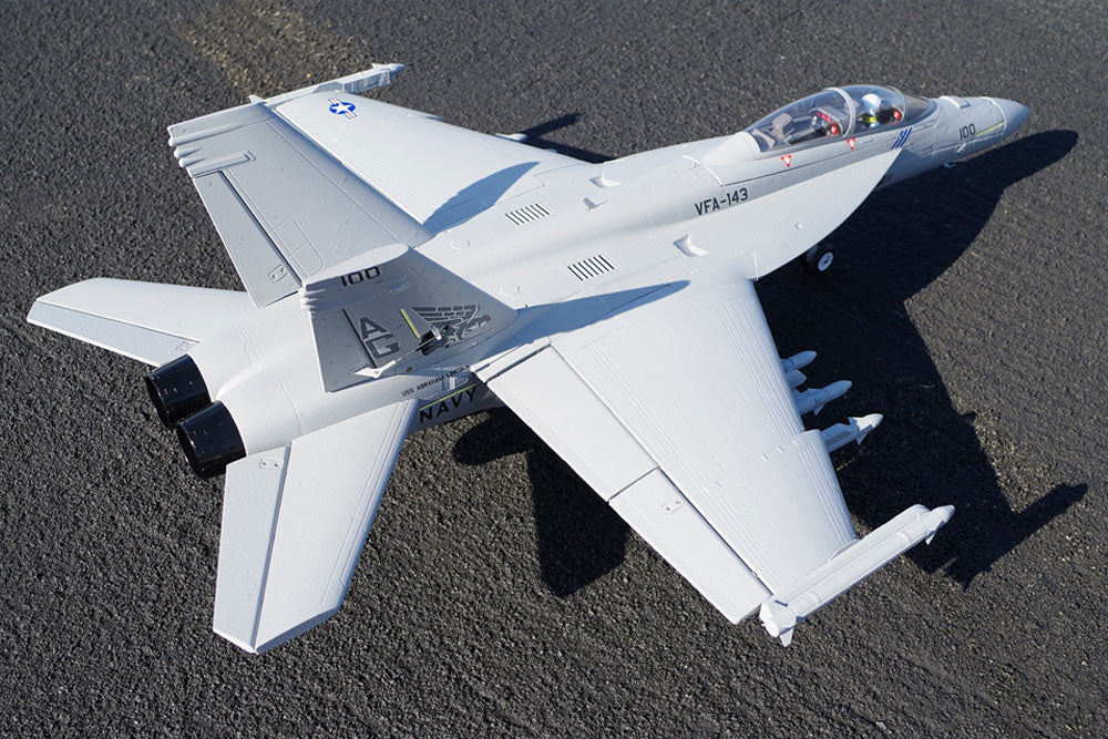 FMS 875mm F/A-18F Hornet 70mm EDF ARTF Grey W/O TX/RX/BATT