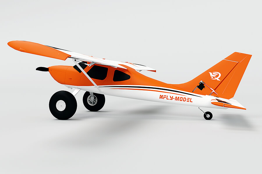 XFLY GLASTAR V2 BUSH/TRAINER (Orange) 1233MM WINGSPAN with out TX/RX/BATT/CHARGER