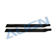 ALIGN 425MM CARBON FIBRE BLADES (Black)