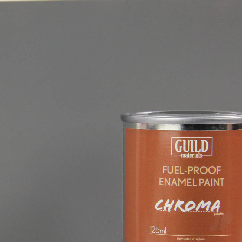 Matt Enamel Fuel-Proof Paint Chroma Dark Grey (125ml Tin) (FL6311)