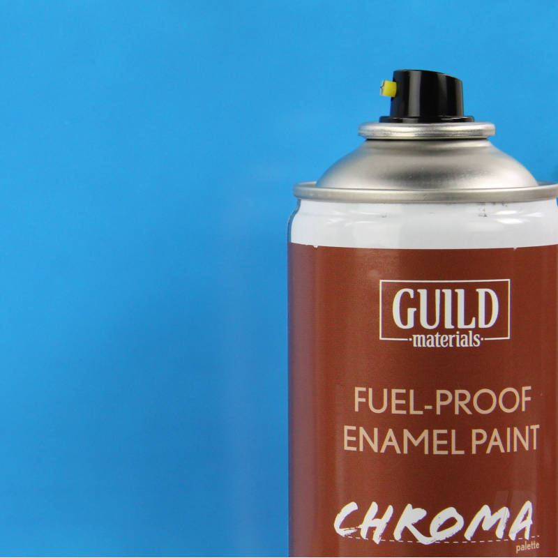 Gloss Enamel Fuel-Proof Paint Chroma Light Blue (400ml Aerosol) (FL6405)