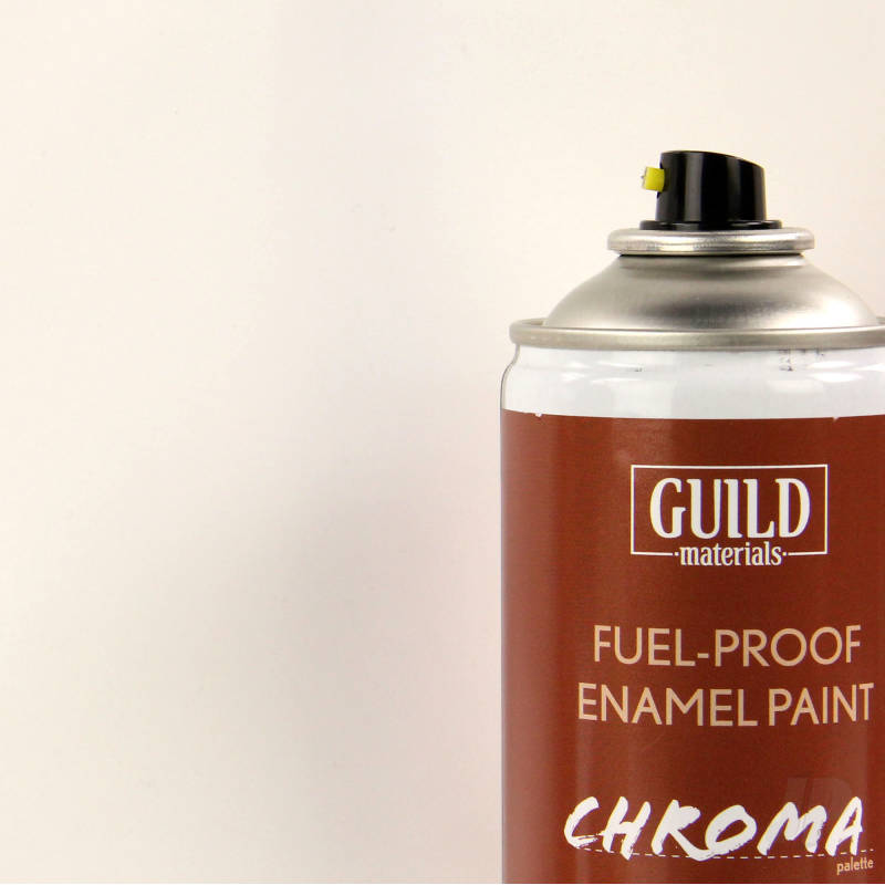 Matt Enamel Fuel-Proof Paint Chroma White (400ml Aerosol) (FL6500)