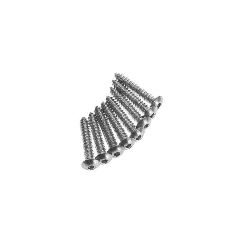 Great Planes Button Head Sheet Metal Screws 8x1 8 per pack (Box 20)