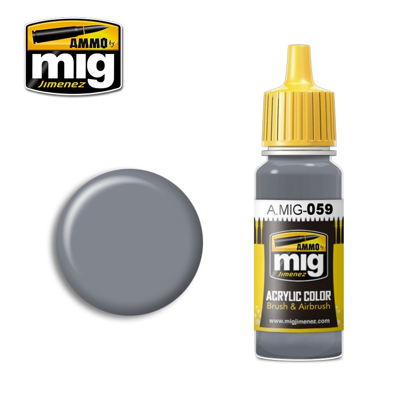 Ammo Mig Jimenez Acrylic 17ml Paint GREY